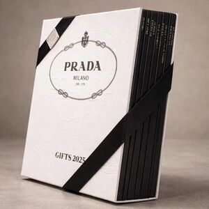 Prada Vintage Limited Edition Black and White Gift Collection Catalog Books